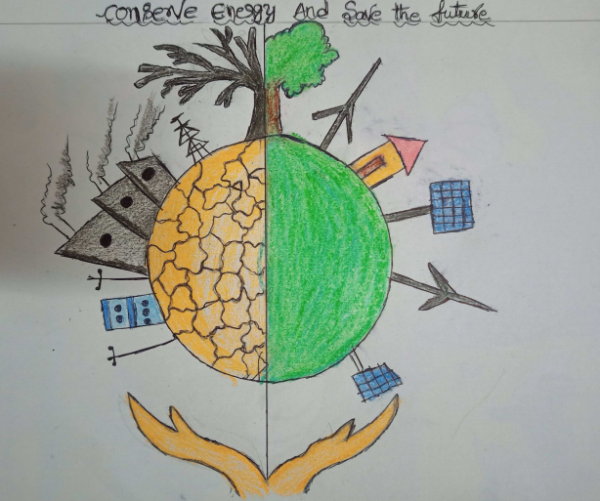 Online Pencil Drawing Contest (Theme: Conserve Energy and Save the ...