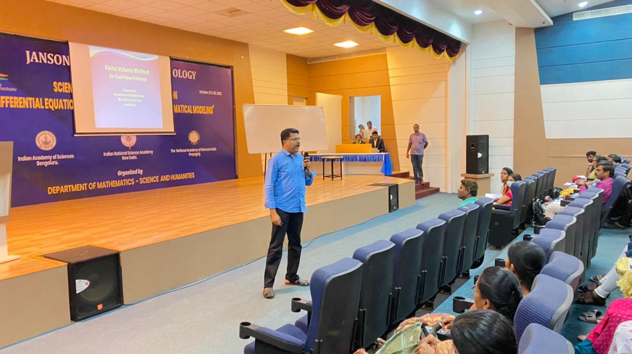 Science Academies’ Lecture on “Differential Equations and